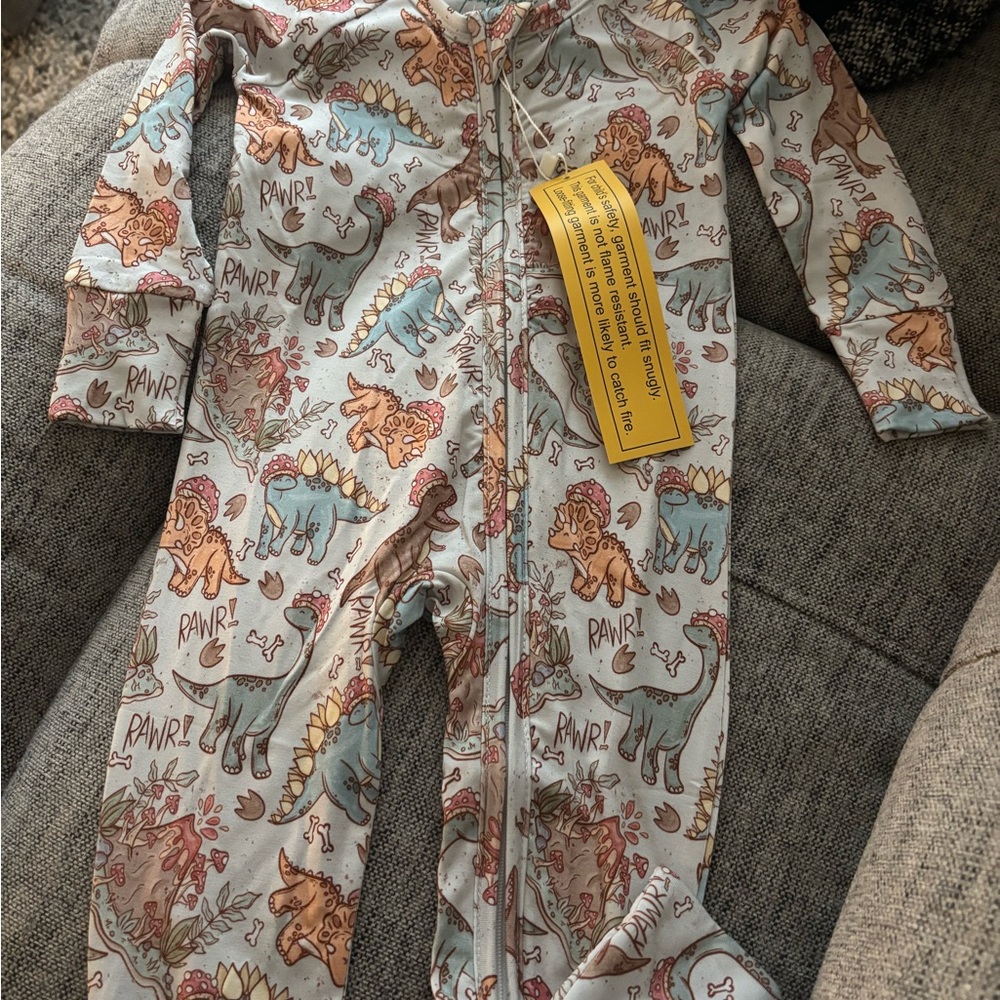 Dinosaur Print Kids One Piece